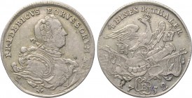 GERMANY. Brandenburg-Preußen. Friedrich II (1740-1786). 1/4 Reichstaler (1752-B). Breslau.