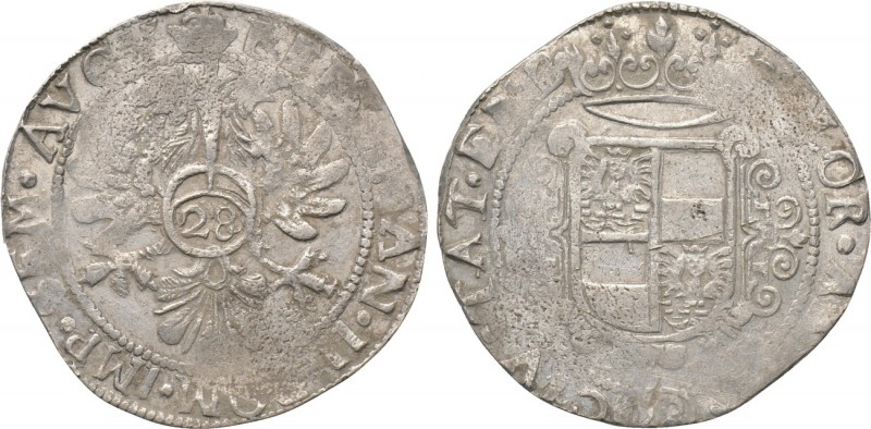 GERMANY. Emden. Ferdinand II (Holy Roman Emperor, 1624-1637). Gulden of 28 Stübe...