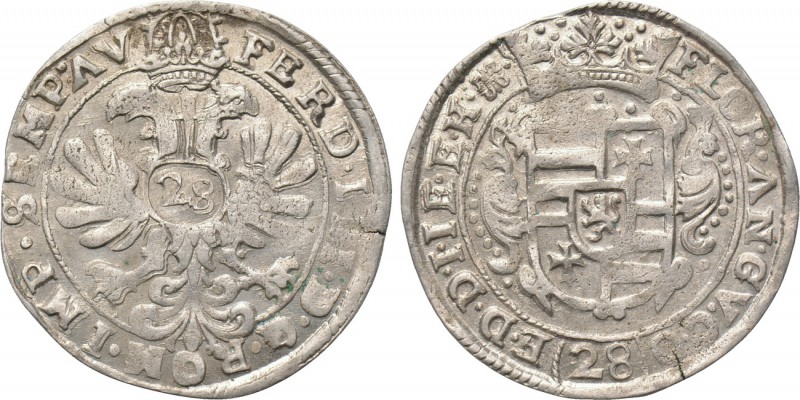 GERMANY. Oldenburg. Anton Günther, with Emperor Ferdinand III (Duke, 1603-1667)....