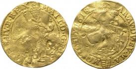 HUNGARY. Matthias II (1608-1619). GOLD Ducat (1618-KB). Kremnitz.