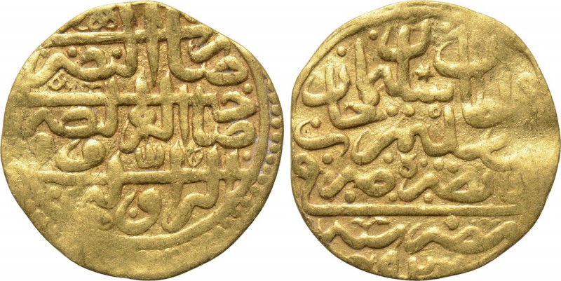 OTTOMAN EMPIRE. Sulayman I Qanuni (AH 1926-974 / AD 1520-1566). GOLD Sultani. Mi...