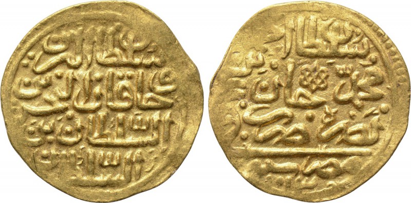 OTTOMAN EMPIRE. Mehmed III (AH 1003-1012 / AD 1595-1603). GOLD Sultani. Misr (Ca...