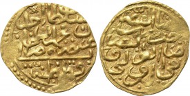 OTTOMAN EMPIRE. Ahmed I (AH 1012-1028 / AD 1603-1617). GOLD Sultani. Qustantiniya (Constantinople). Dated AH 1012 (1604/5).