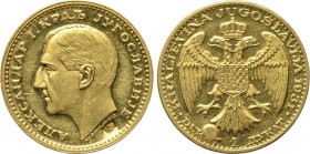 YUGOSLAVIA. Alexander I (1929-1934). GOLD Ducat (1931).