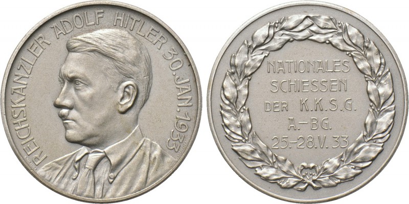GERMANY. The 3rd Reich. Adolf Hitler (1889-1945). Medal (1933). Nürnberg. 

Ob...