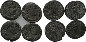 4 coins of Vetranio.
