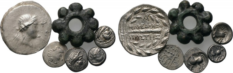 6 celtic coins. 

Obv: .
Rev: .

. 

Condition: See picture.

Weight: g...