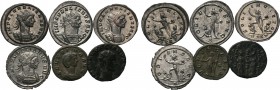 6 coins of Aurelian and Severina.
