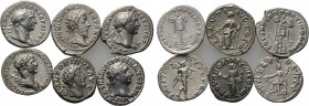 6 Roman coins; including Procopius and Macrinus.