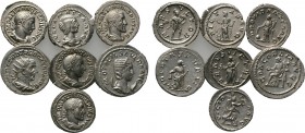 7 denari and antoniniani.
