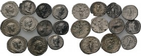 11 denari and antoniniani.