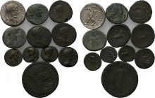 11 Roman provincial coins.