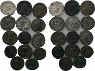 13 Roman coins.