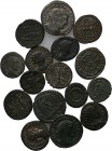 16 late Roman coins.