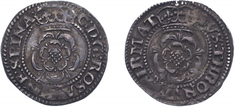 Charles I (1625-1649), Halfgroat, undated, rose both sides, no mm. (N.2248, S.28...