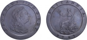 George III (1760-1820). Cartwheel Twopence, 1797, Soho mint, Birmingham. (S.3776). About Extremely Fine.