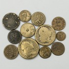 Coin Weights, Charles II – 19th Century. Including Guinea weight. Poor to Very Fine. (12)