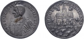 James II, 1688, Stability of the Anglican Church, white metal medal. Unsigned. 40mm. (Eimer 289, MI 625/42). Some spots of tin pest otherwise about Ve...