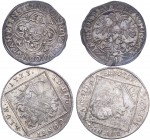 GERMANY. Lot of 2 coins. 10 Kreuzer ND (c. 1624), Constance-Ferdinan II, 20 Kreuzer 1773 Bavaria. Very fine and about extremely fine.