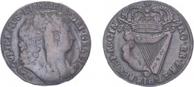IRELAND. William & Mary, 1693, Halfpenny, conjoined busts. (S.6597). About Very Fine for issue.