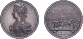 France, Republic, 1793, Death of Marie Antoninette, bronze medal. By C.H Küchler. 48mm, 60.4g. (Pollard 4). Extremely Fine. 
Ex Seaby bulletin, June 1...