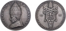 Germany, Pius XI, pope 1922-39. Lateran treaties 1929 silver medal.
