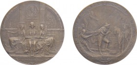 USA, 1909, Hudson-Fulton Celebration, bronze medal. By E.Fuchs. 63mm. 104.6g. Also, 1909, Hudson-Fulton Celebration, silver guest medal. By Medallic A...