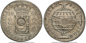 Portuguese Administration. Counterstamped 1200 Reis ND (1887) AU Details (Cleaned) NGC, KM29.5. Host: Brazil Joao Prince Regent 960 Reis 1810-R; Count...