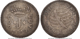 José I 600 Reis 1764-R VF35 NGC, Rio de Janeiro mint, KM187, LMB-278. Nicely toned and retaining much detail for the assigned grade. HID09801242017 © ...