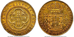Maria I & Pedro III gold 2000 Reis 1778-(L) MS61 NGC, Lisbon mint, KM209, LMB-450a. Amber toned. HID09801242017 © 2024 Heritage Auctions | All Rights ...