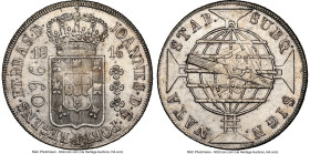 João Prince Regent 960 Reis 1816-R MS62 NGC, Rio de Janeiro mint, KM313, LMB-426. Overstruck on a Spanish Colonial 8 Reales. HID09801242017 © 2024 Her...