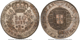 João VI 960 Reis 1819-R MS62 NGC, Rio de Janeiro mint, KM326.1, LMB-477. Overstruck on a Spanish Colonial 8 Reales. HID09801242017 © 2024 Heritage Auc...