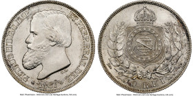 Pedro II 200 Reis 1867 MS66 NGC, Rio de Janeiro mint, KM471, LMB-627. HID09801242017 © 2024 Heritage Auctions | All Rights Reserved www.HA.com/TexasAu...