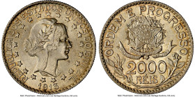 Republic 2000 Reis 1913-A MS64 NGC, Berlin mint, KM514. "Continuous Legend". HID09801242017 © 2024 Heritage Auctions | All Rights Reserved www.HA.com/...