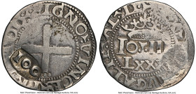 João IV Counterstamped 100 Reis ND (1642) VF Details (Cleaned) NGC, Gomes-114.01. 6.75gm. "100" counterstamp (AU Strong) on Portugal João III 80 Reis ...
