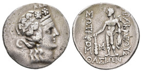 THRAKIEN, Thasos, Tetradrachme (16,59g), ca. 2./1. Jh v. Chr. Av: Dyonisoskopf nach rechts. Rev: Heracles mit Löwenfell und Keule nach links. BMC 74ff...