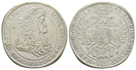 Taler, 1692, Leopold I., Kremnitz, Husz. 1373, Her. 735, Kr., berieben, ss.