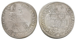 Olmütz, 15 Kreuzer, 1694, Karl II. von Liechtenstein-Kastelkorn, gereinigt, ss.