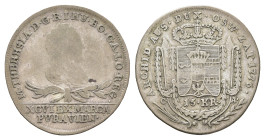 15 Kreuzer, 1776, Maria Theresia, Wien für Galizien, Her. 1128, Eypelt. 235, f. ss, selten.