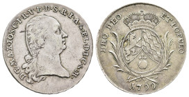 Taler, 1799, Maximilian Joseph, Dav. 1975, justiert, ss+.