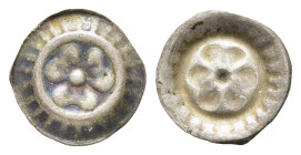 Schwarzer Hohlpfennig, o.J. (ab 1438), Buck/Meier 83, ss.