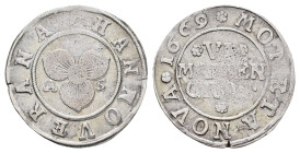 6 Mariengroschen, 1669, Buck/Meier 275 a, kl. Schrötlingsfehler und -risse, ss.