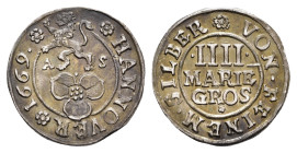4 Mariengroschen, 1669, Buck/Meier 276 b, vz.