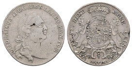 2/3 Taler, 1767, Friedrich Ii., Dav. 640, Rf., ss.