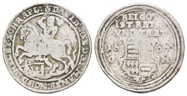 Taler, 1607, David, Dav. 6977, berieben, ss.
