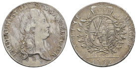 Taler, 1789, Friedrich August III., Dav. 2695, min. justiert, gutes ss.