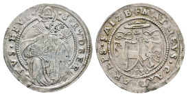 10 Kreuzer, 1530. Matthäus Lang von Wellenburg, Zöttl 248, ss-vz.