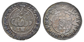 Petermännchen, 1712, Karl III. Joseph von Lothringen, KM 205, lt. Prägeschwächen, vz.