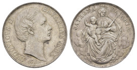 Taler, o.J. (1865), Ludwig II., AKS 176, kl. Rf., ss-vz.