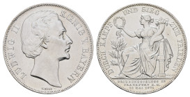 Taler, 1871, Ludwig II., AKS 188, J. 110, poliert, f. vz.